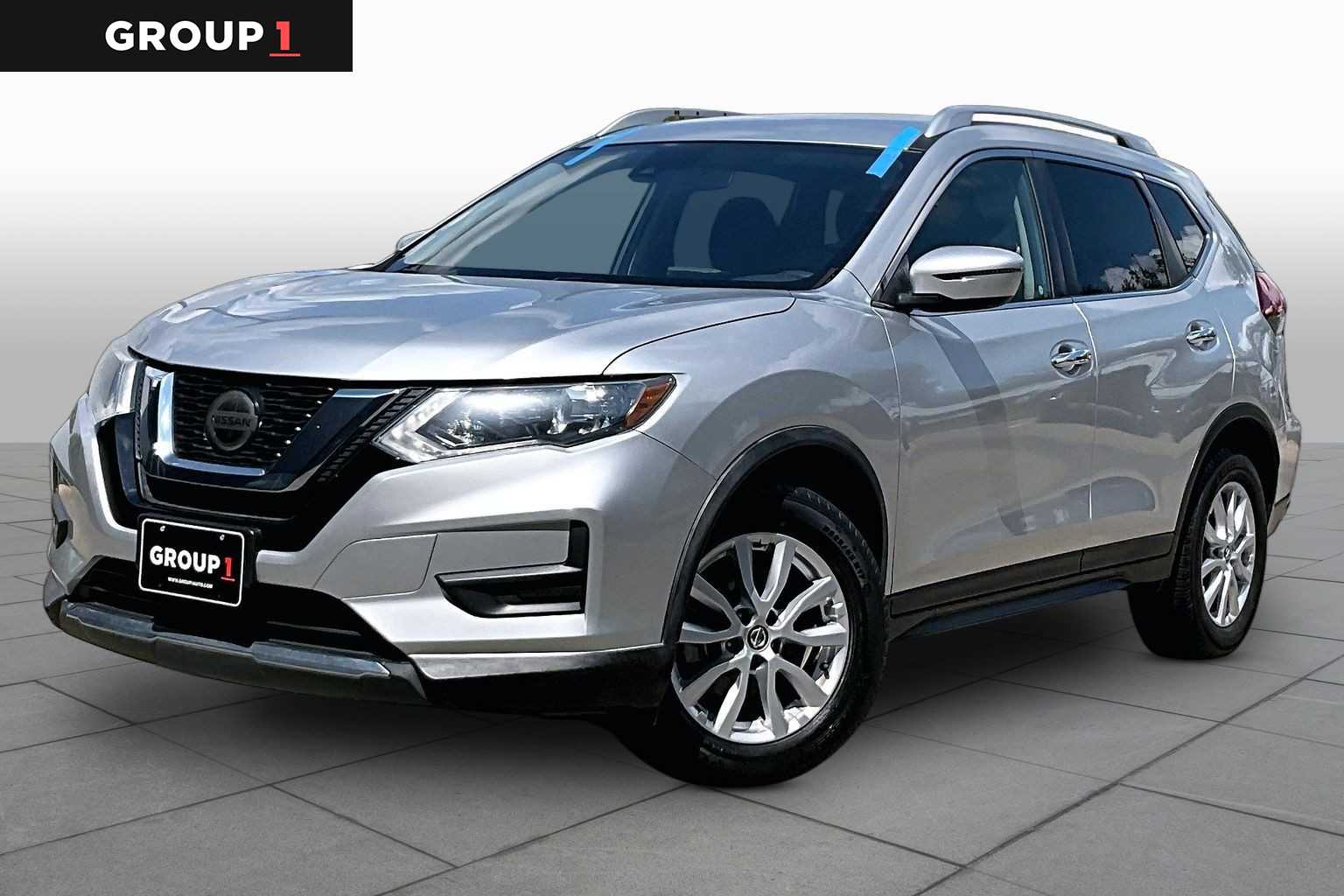 2019 Nissan Rogue SV Brilliant Silver Metallic at AutoNation Chrysler Jeep Dodge Ram Spring