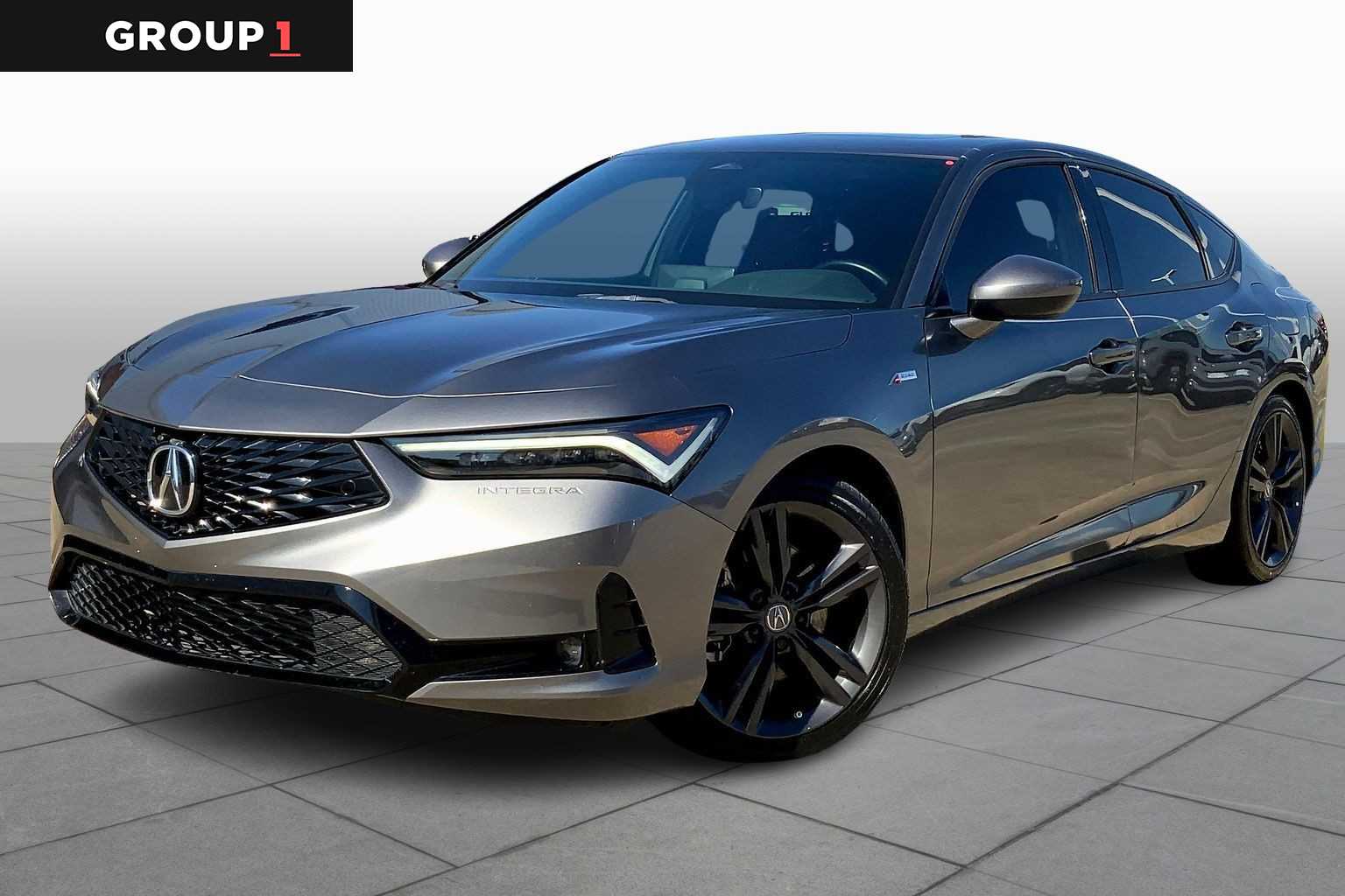 2024 Acura Integra w/A-Spec Package Liquid Carbon Metallic at Sterling McCall Acura