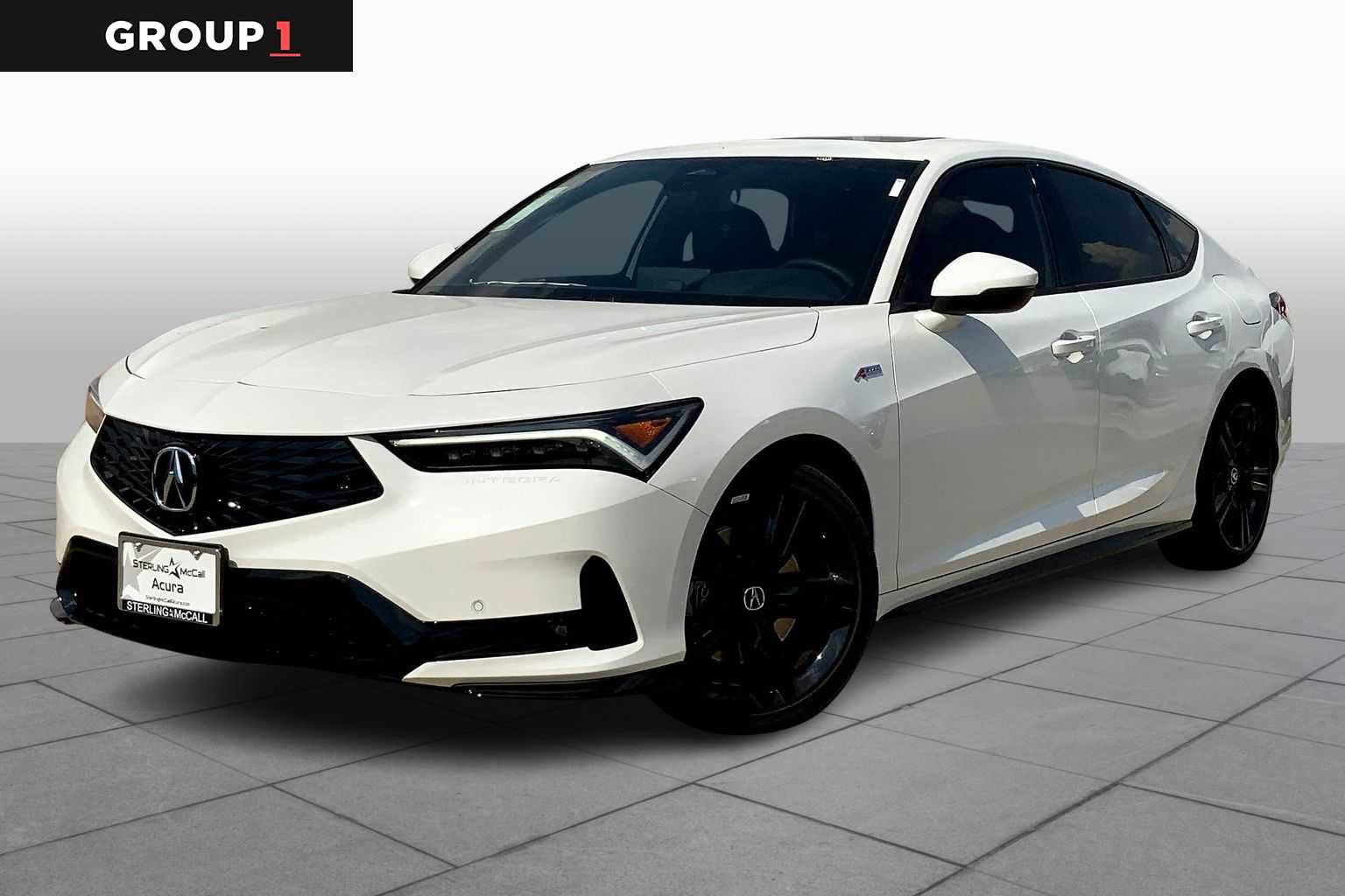 2026 Acura Integra w/A-Spec Technology Package Platinum White Pearl at Sterling McCall Acura