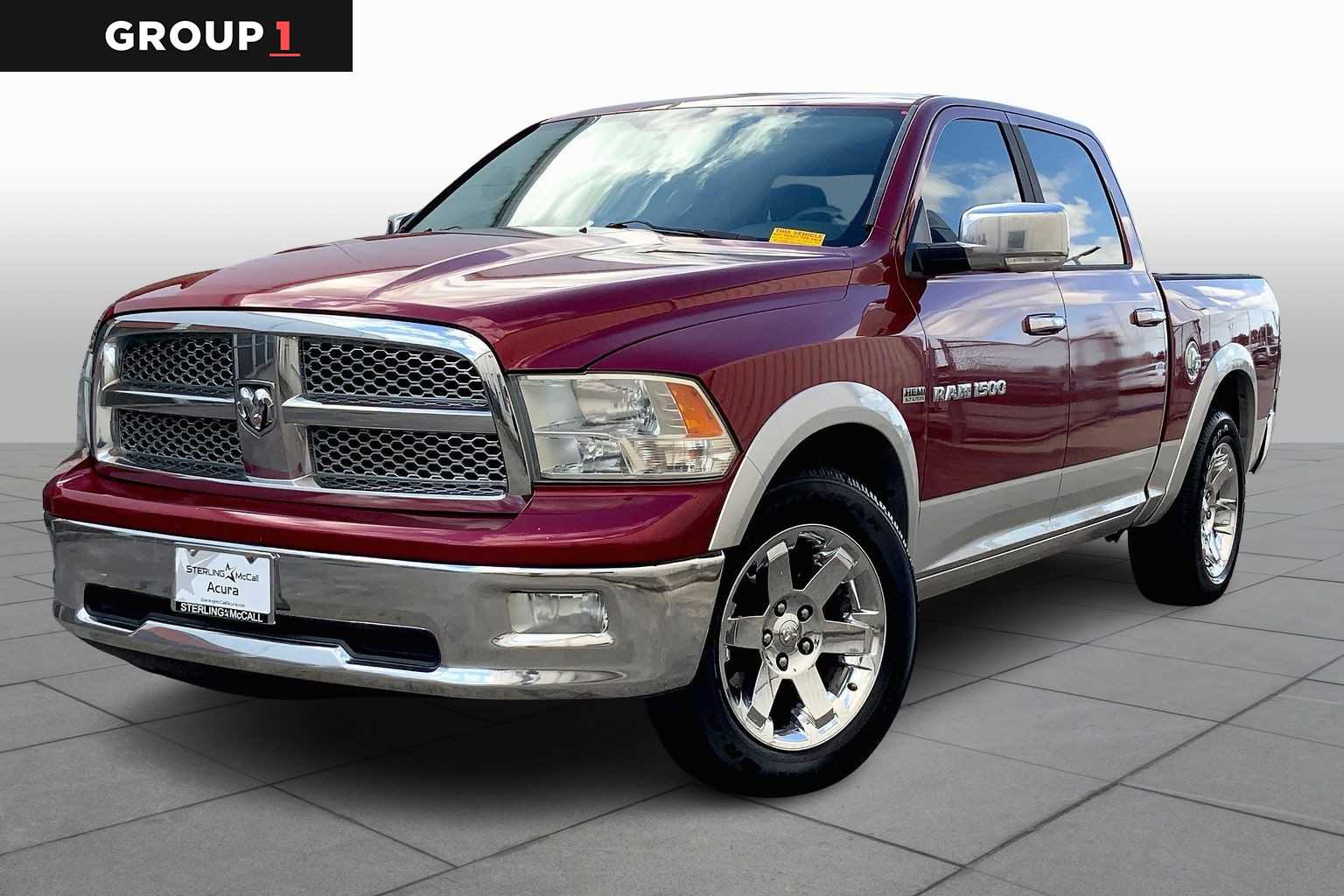 2012 Ram 1500 Laramie Deep Cherry Red Crystal Pearl at Mac Haik Ford