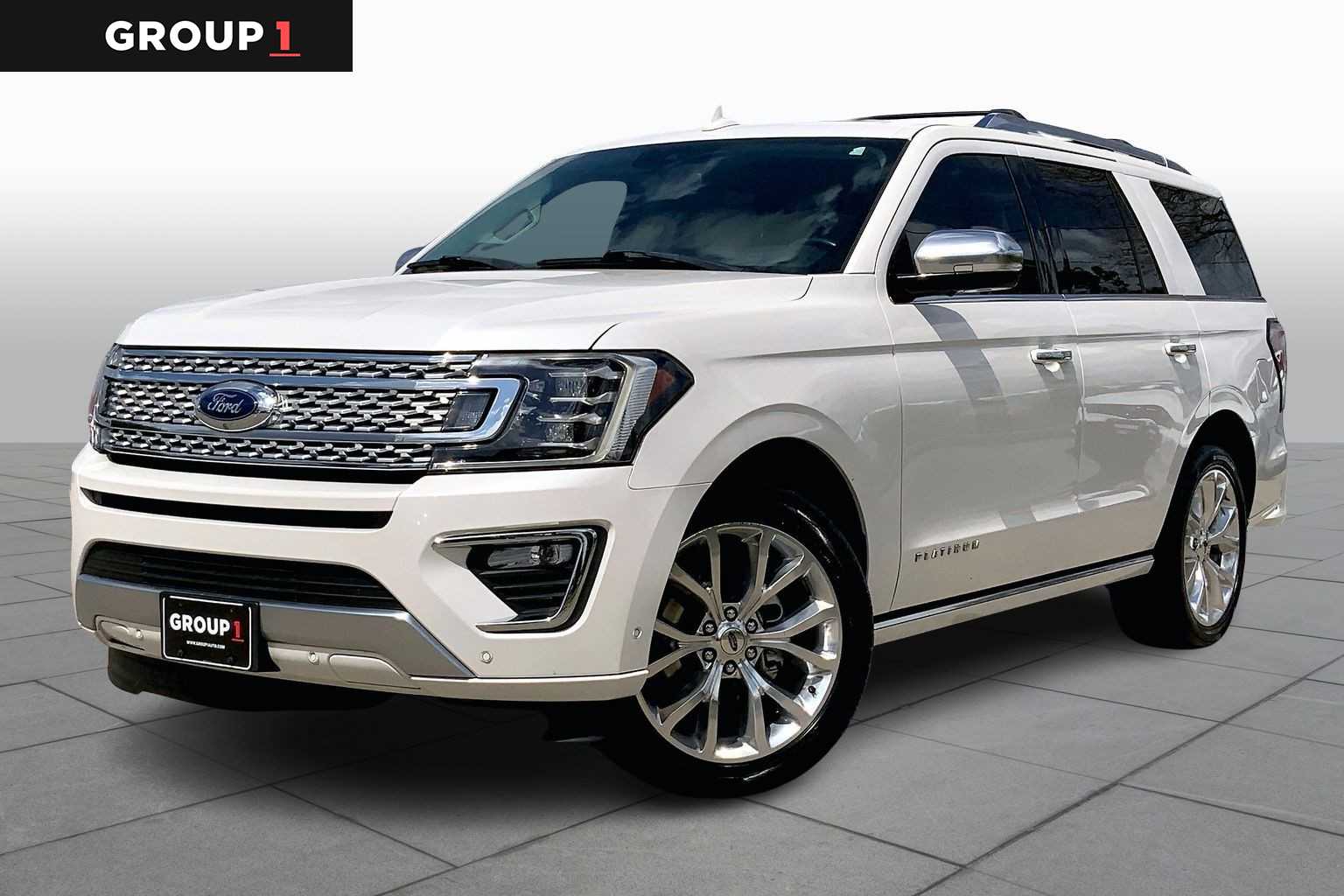 White Platinum Metallic Tri-Coat 2018 Ford Expedition Platinum SUV / Crossover 4X2 6-Speed Automatic