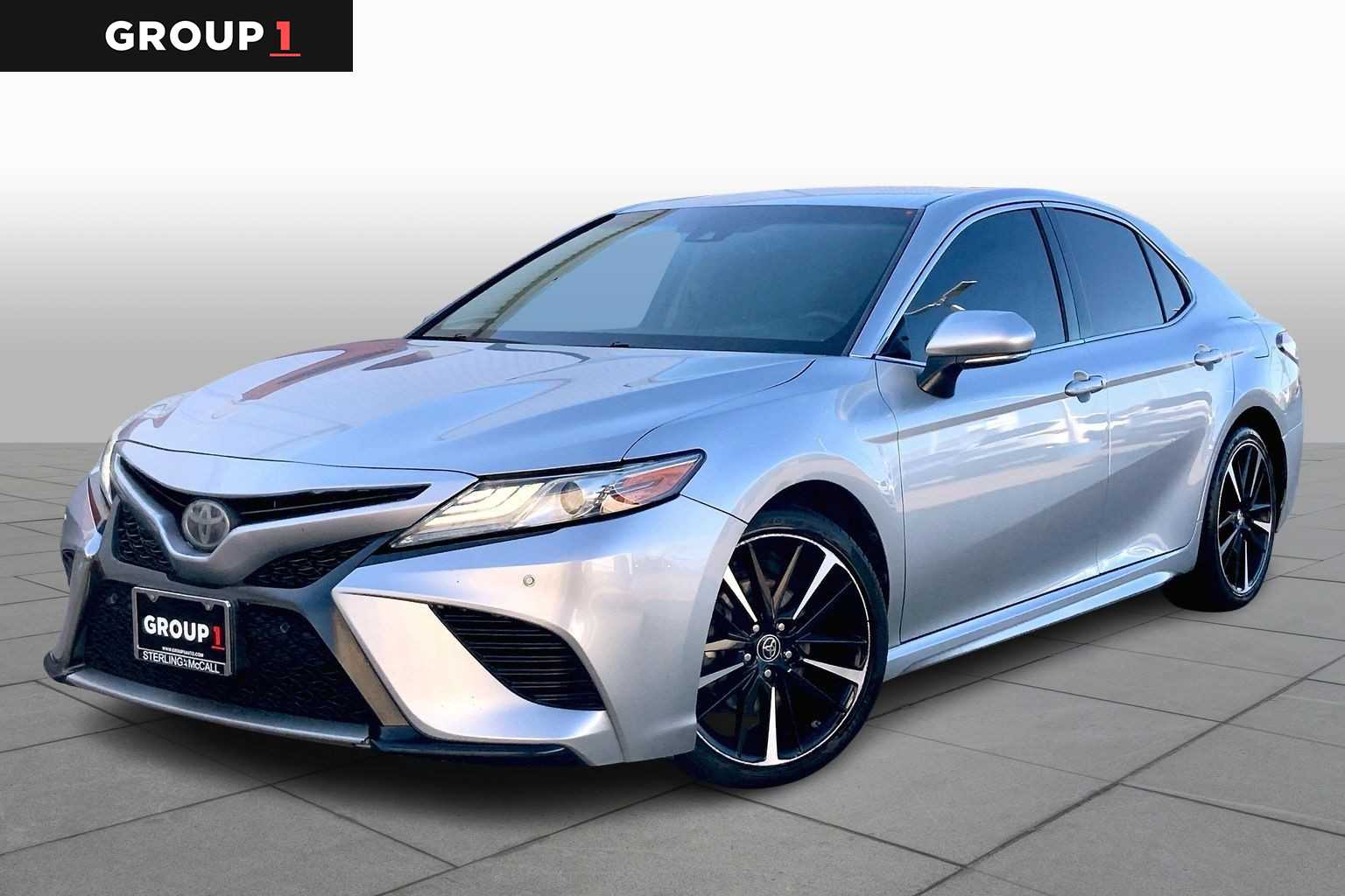 2018 Toyota Camry XSE Celestial Silver Metallic at AutoNation Toyota Gulf Fwy