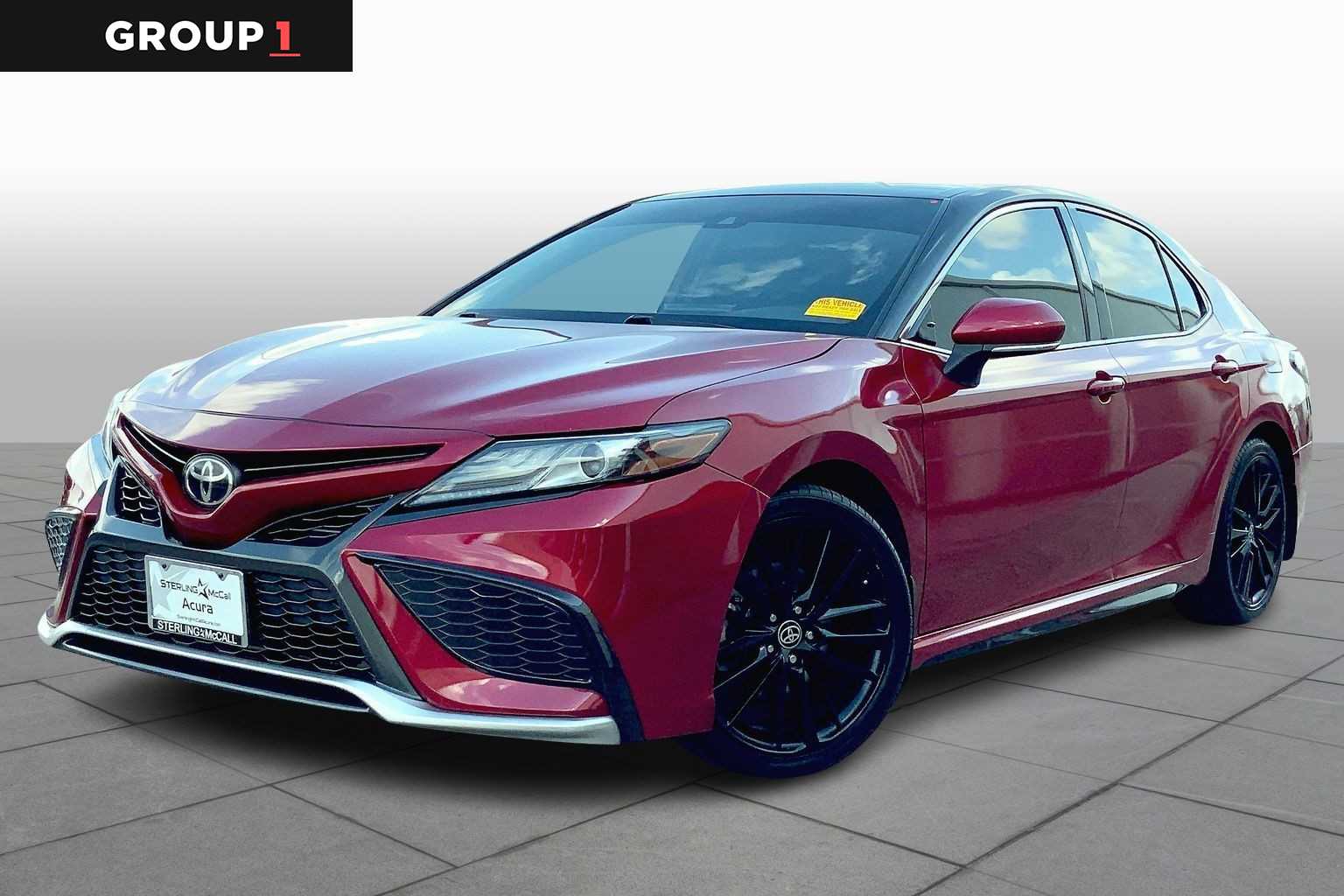 2021 Toyota Camry XSE Supersonic Red at AutoNation USA Katy
