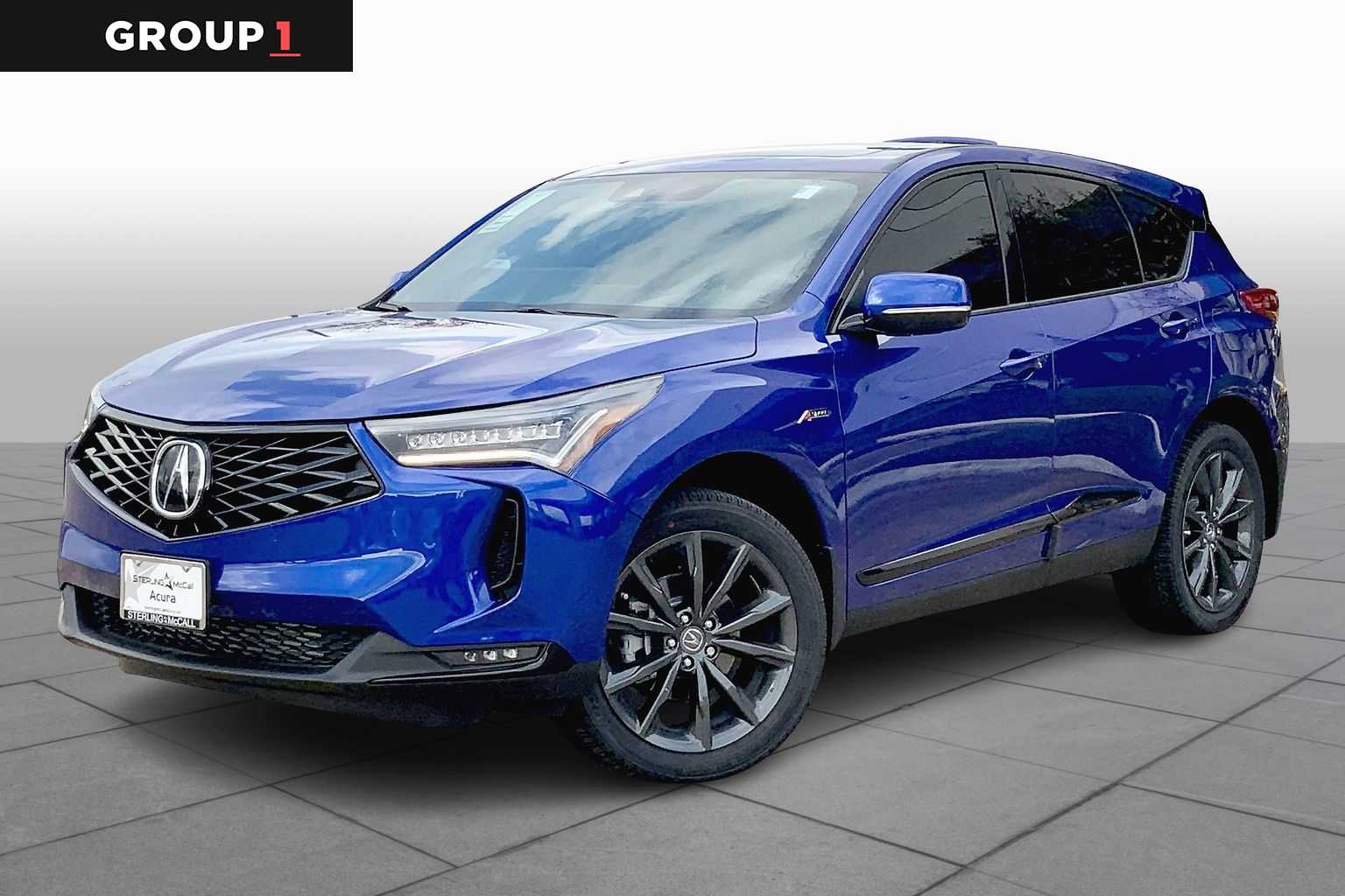 2025 Acura RDX w/A-Spec Package Apex Blue Pearl at Sterling McCall Acura