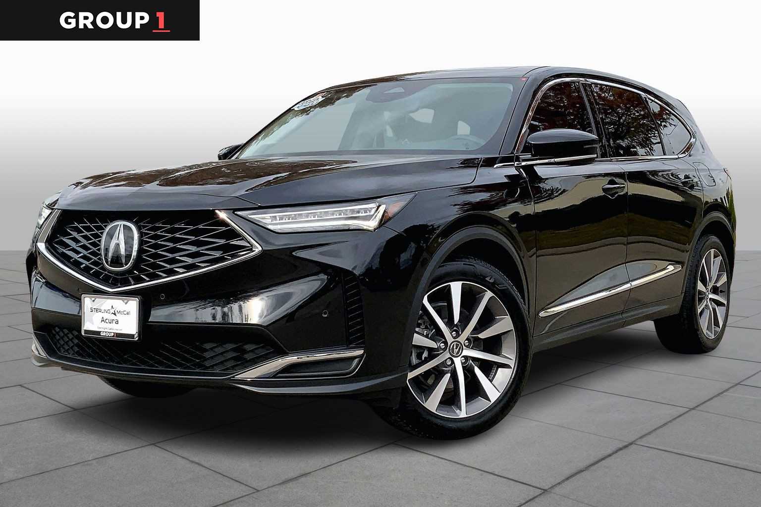 2025 Acura MDX w/Technology Package Majestic Black Pearl at Sterling McCall Acura
