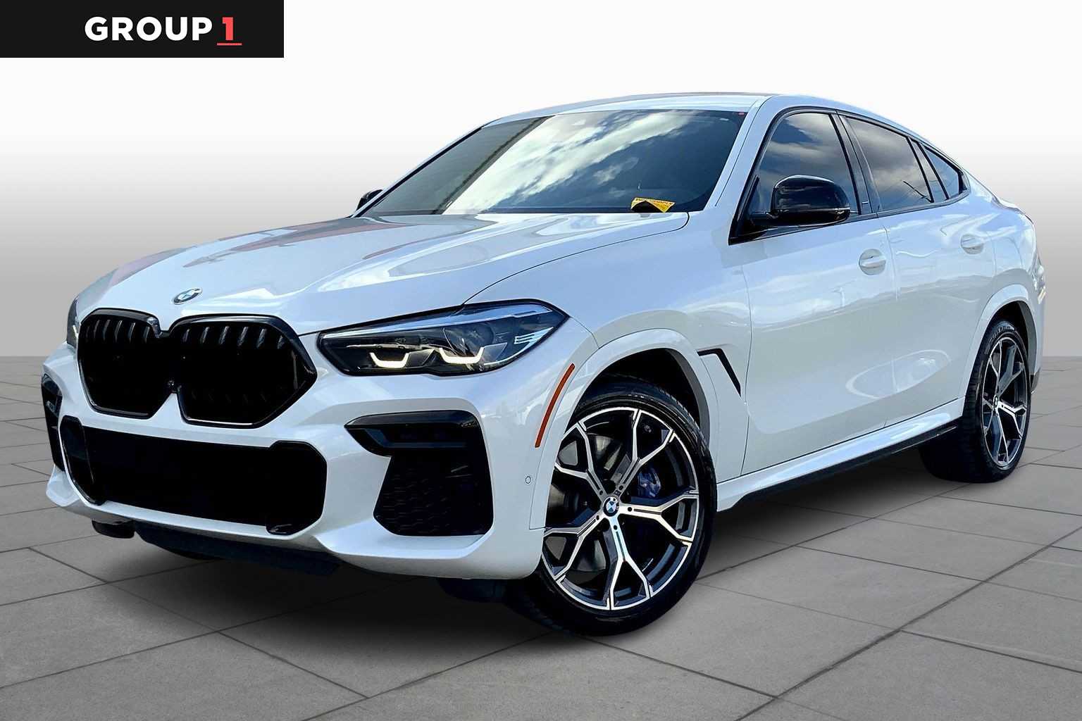 2023 BMW X6 M50i Mineral White Metallic at BMW of West Houston