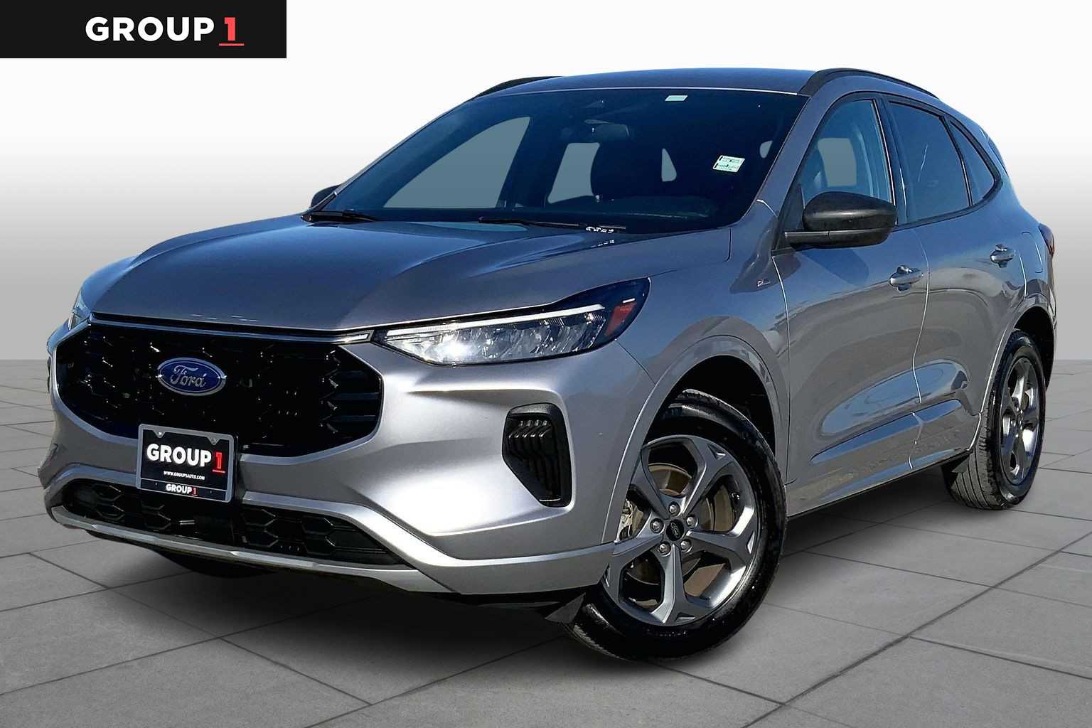 Iconic Silver 2024 Ford Escape ST-Line AWD SUV / Crossover All-Wheel Drive 8-Speed Automatic