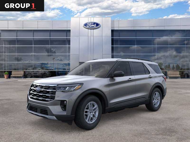 Carbonized Gray Metallic 2026 Ford Explorer SUV / Crossover Rear-Wheel Drive Automatic