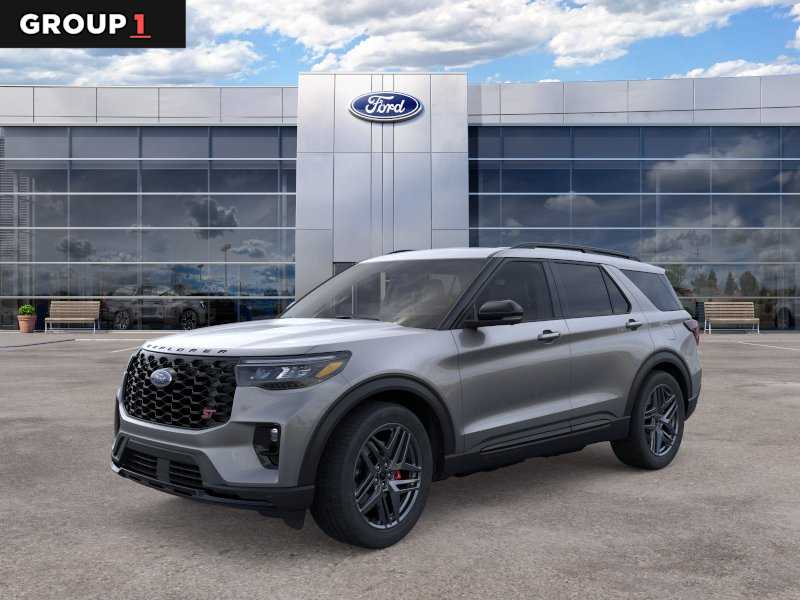 Carbonized Gray Metallic 2026 Ford Explorer SUV / Crossover Rear-Wheel Drive Automatic