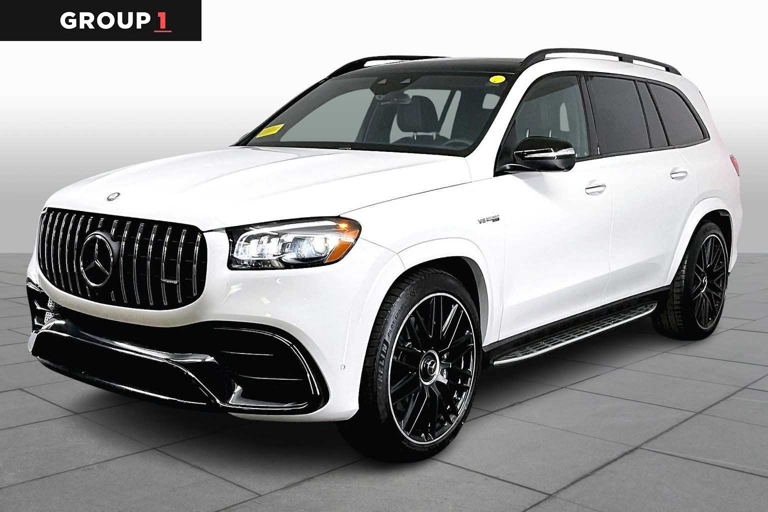 MANUFAKTUR Moonlight White Metallic 2025 Mercedes-Benz GLS AMG GLS 63 4MATIC SUV / Crossover All-Wheel Drive 9-Speed Automatic