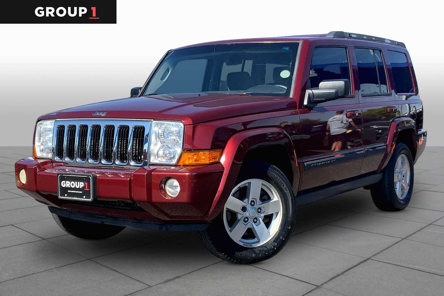Red Rock Crystal Pearl 2007 Jeep Commander Sport 4WD SUV / Crossover Four-Wheel Drive 5-Speed Automatic