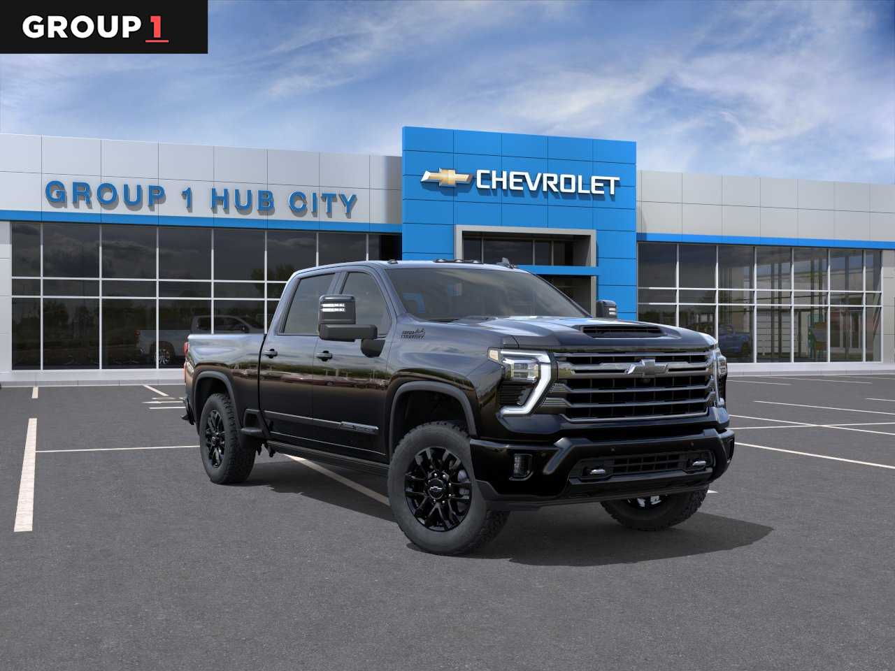 Black 2026 Chevrolet Silverado 2500HD Pickup Truck Four-Wheel Drive Automatic