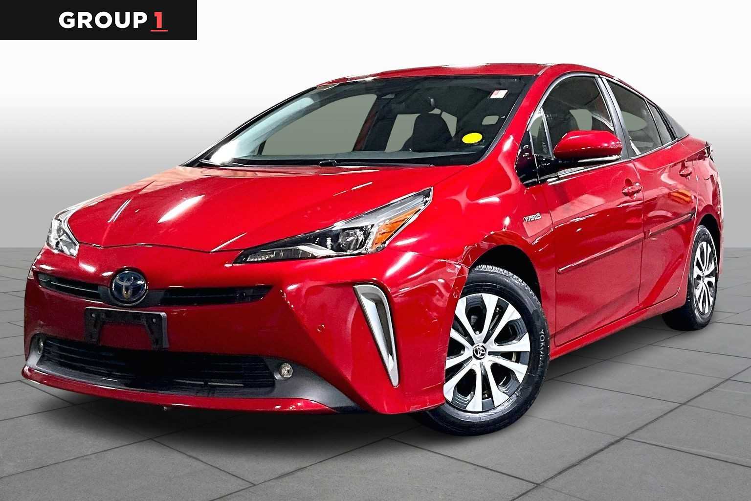 Supersonic Red 2019 Toyota Prius XLE AWD-e Hatchback All-Wheel Drive Continuously Variable Transmission