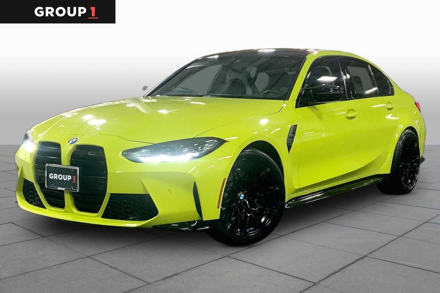 Sao Paulo Yellow 2023 BMW M3 Sedan All-Wheel Drive 8-Speed Automatic