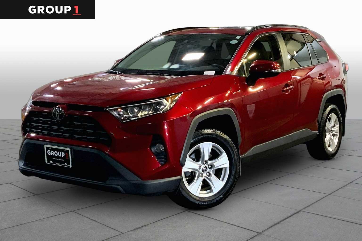 Red (Ruby Flare Pearl) 2019 Toyota RAV4 SUV / Crossover All-Wheel Drive 8-Speed Automatic
