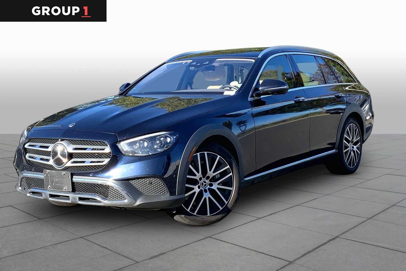 Nautical Blue Metallic 2023 Mercedes-Benz E-Class All-Terrain Wagon All-Wheel Drive 9-Speed Automatic