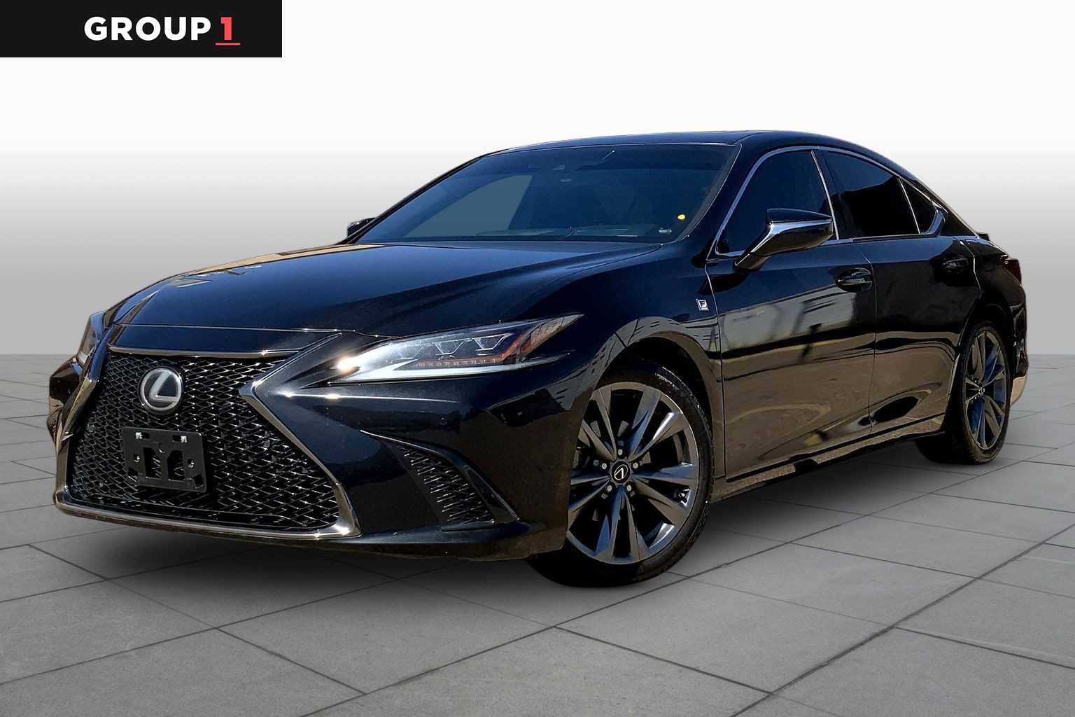 Black (Caviar) 2019 Lexus ES 350 F Sport FWD Sedan Front-Wheel Drive 8-Speed Automatic