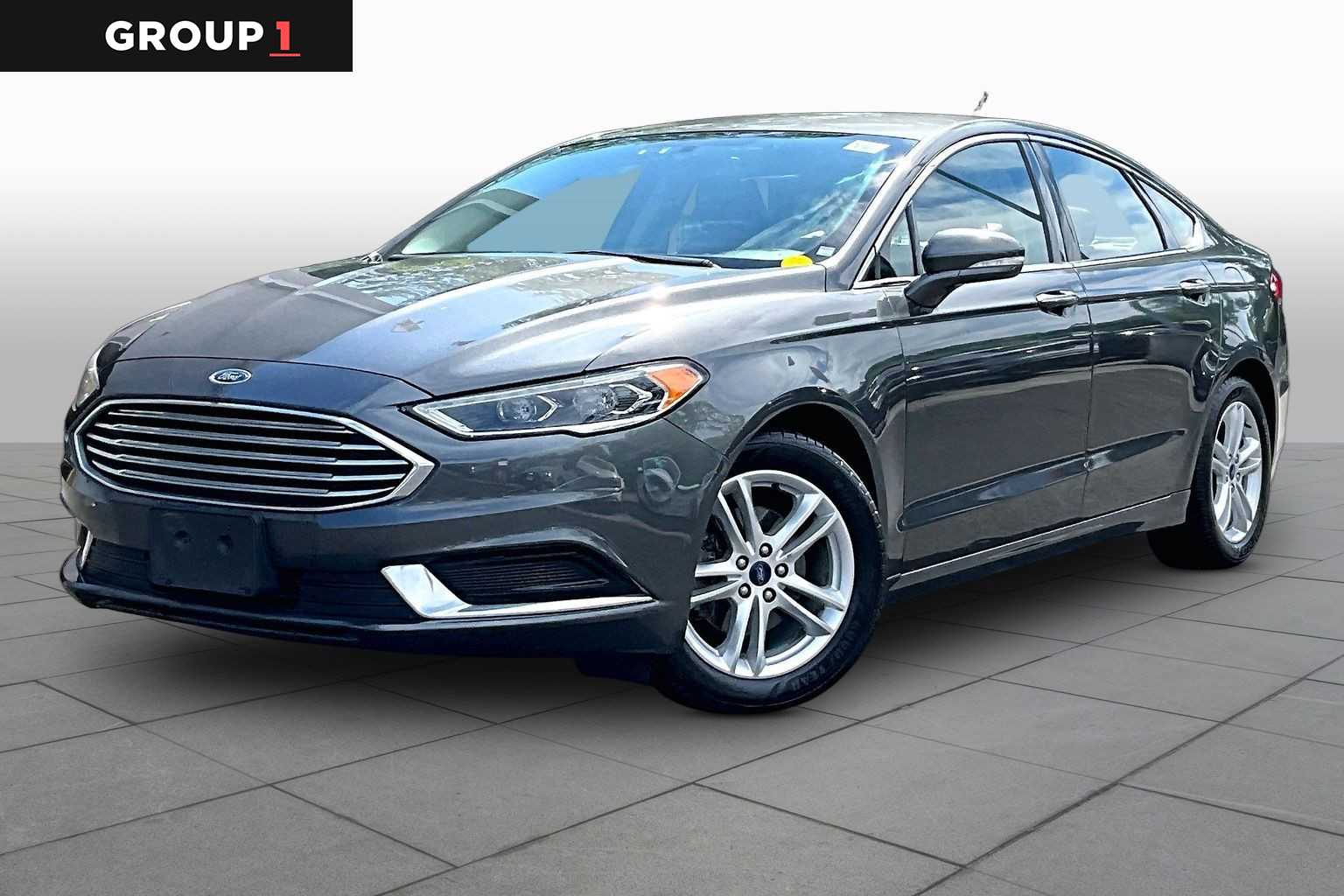 Gray (Magnetic) 2018 Ford Fusion Sedan Front-Wheel Drive 6-Speed Automatic