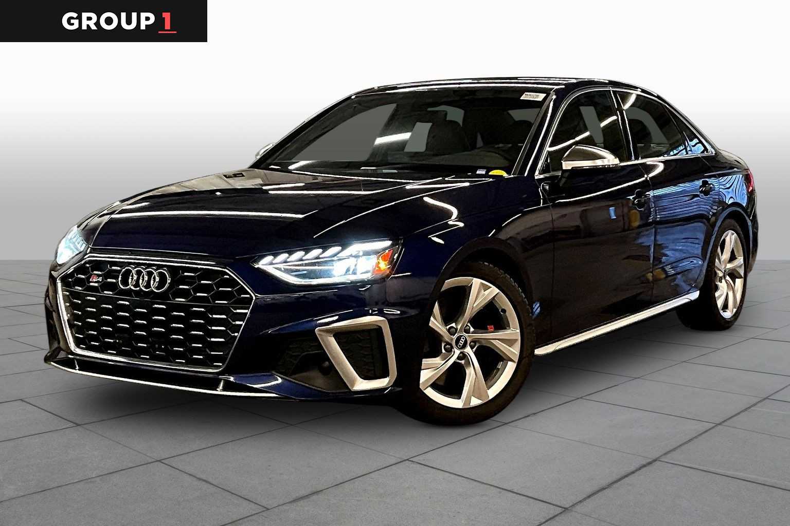 Navarra Blue Metallic 2021 Audi S4 3.0T quattro Premium Plus AWD Sedan All-Wheel Drive 8-Speed Automatic