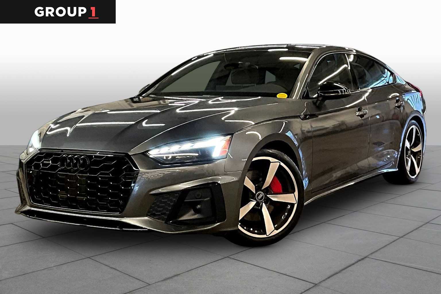 Daytona Gray Pearl Effect 2023 Audi A5 Sportback quattro Premium Plus S Line 45 TFSI AWD Sedan All-Wheel Drive 7-Speed Automatic