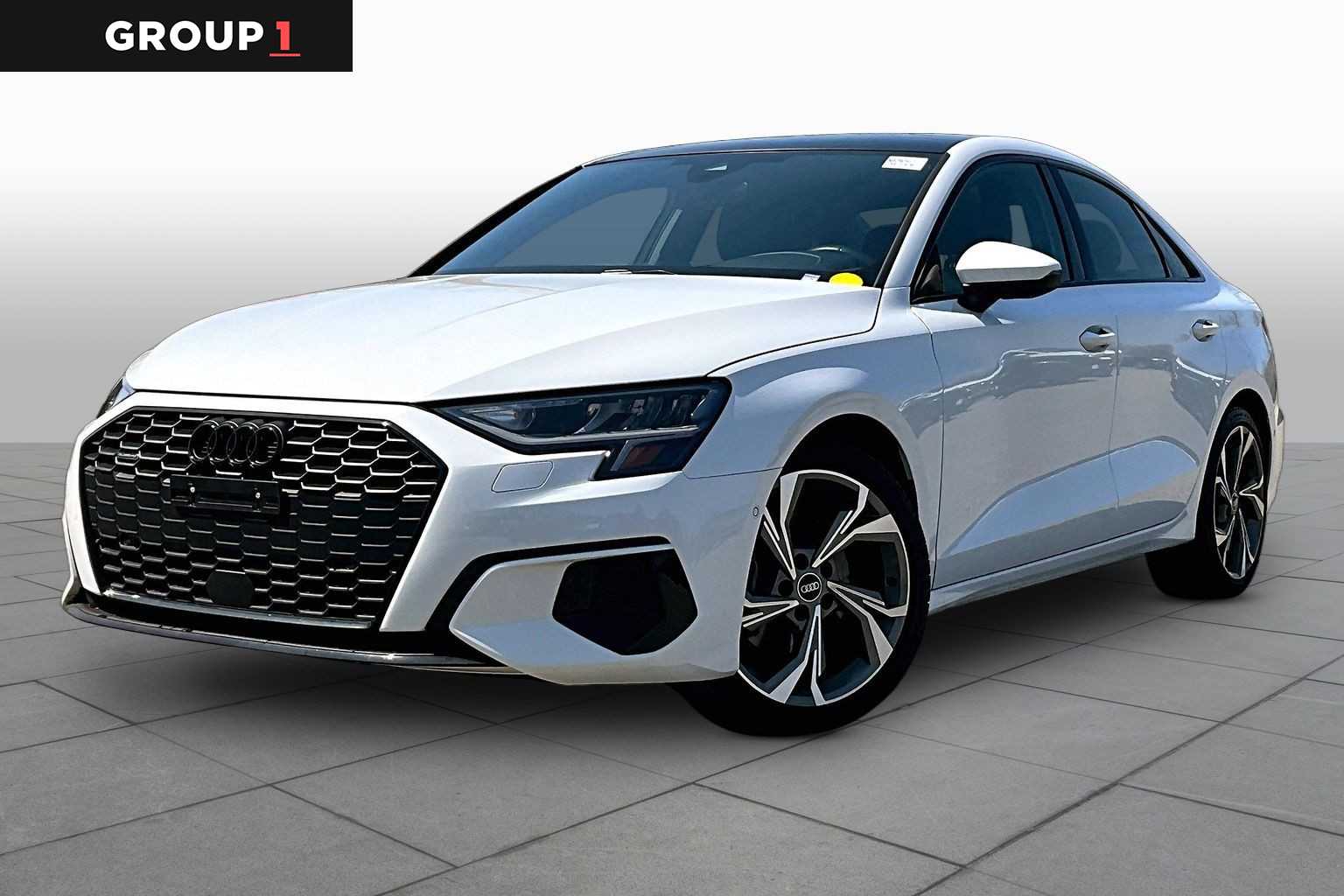 Glacier White Metallic 2022 Audi A3 40 TFSI quattro Premium AWD Sedan All-Wheel Drive 7-Speed Automatic