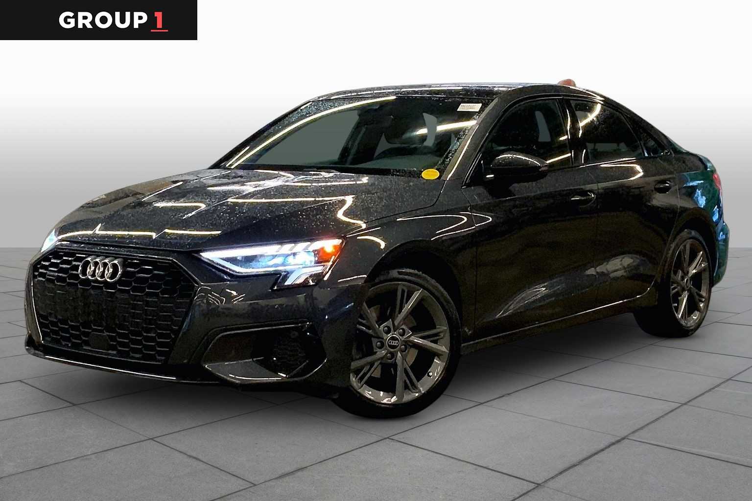 Manhattan Gray Metallic 2024 Audi A3 40 TFSI quattro Premium Plus AWD Sedan All-Wheel Drive 7-Speed Automatic
