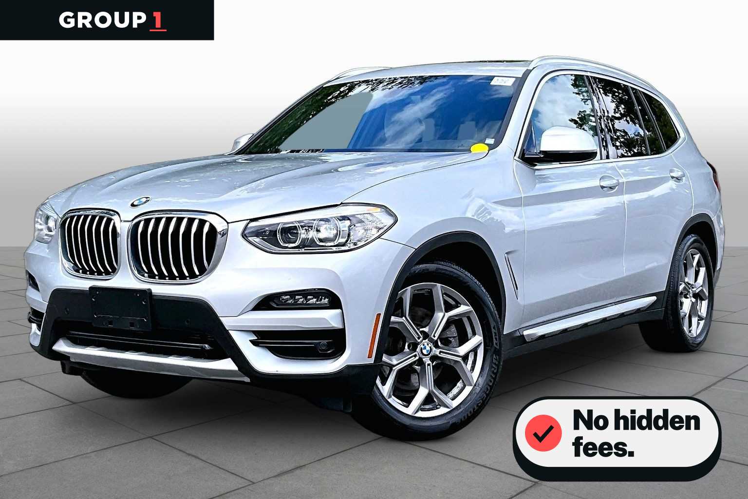 Glacier Silver Metallic 2020 BMW X3 SUV / Crossover All-Wheel Drive 8-Speed Automatic