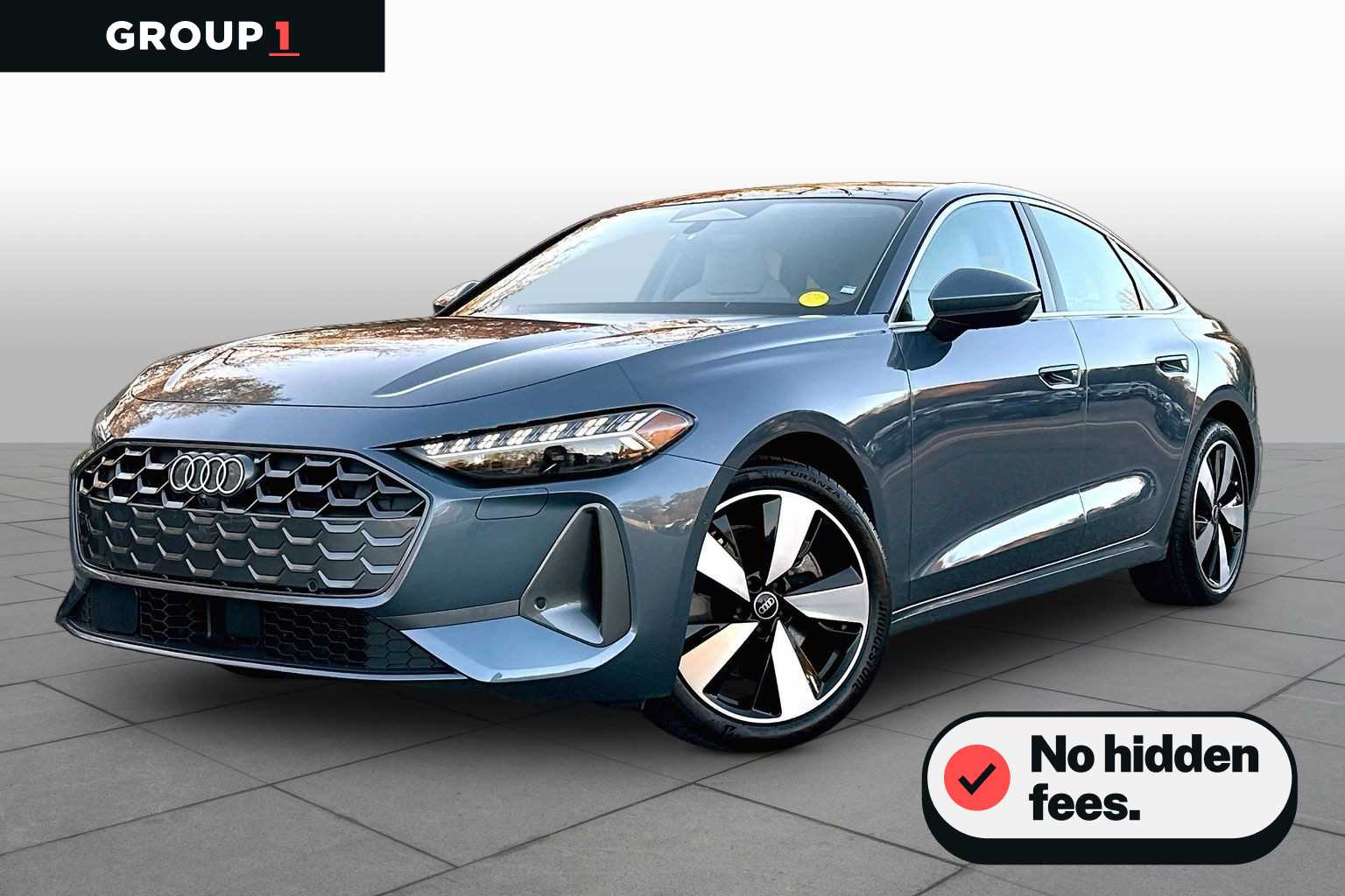Horizon Blue Metallic 2025 Audi A5 Sedan All-Wheel Drive 7-Speed Automatic