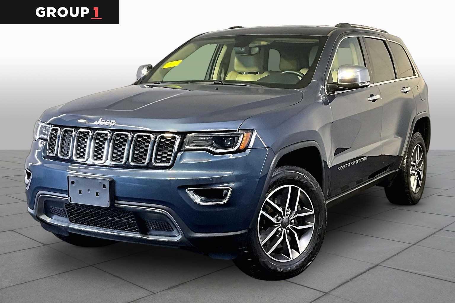Slate Blue Pearlcoat 2021 Jeep Grand Cherokee SUV / Crossover Four-Wheel Drive 8-Speed Automatic