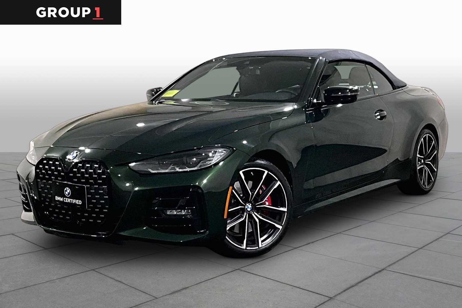 San Remo Green Metallic 2023 BMW 4 Series Convertible All-Wheel Drive 8-Speed Automatic