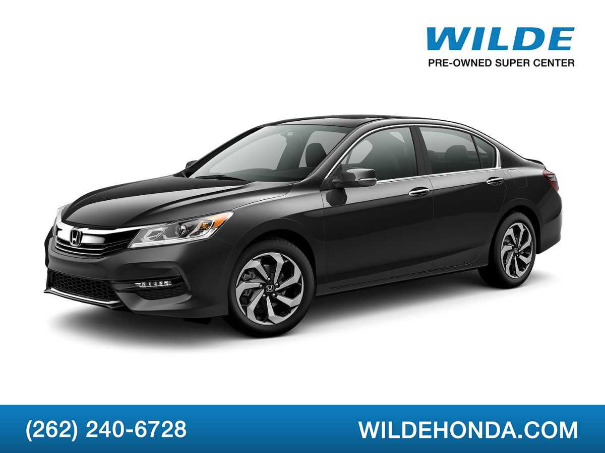Gray 2016 Honda Accord Sedan Front-Wheel Drive Continuously Variable Transmission