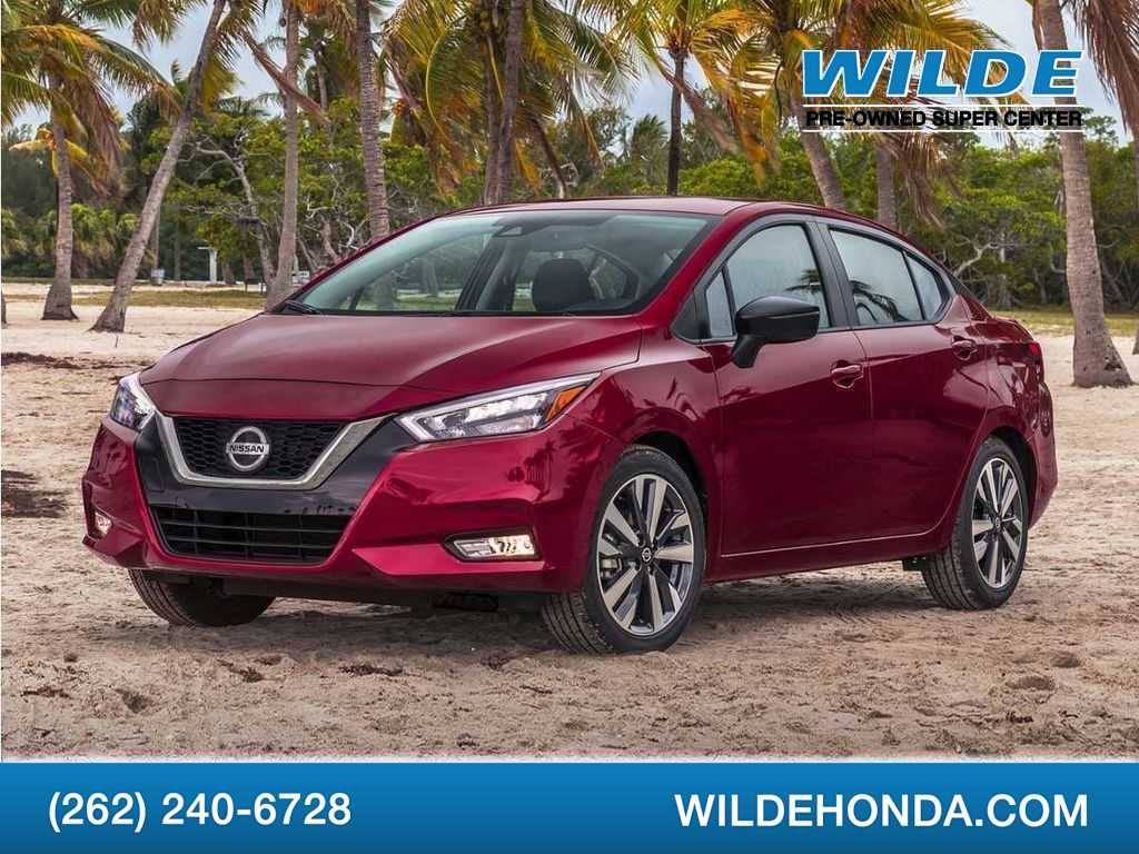 Super Black 2020 Nissan Versa Sedan Front-Wheel Drive Continuously Variable Transmission