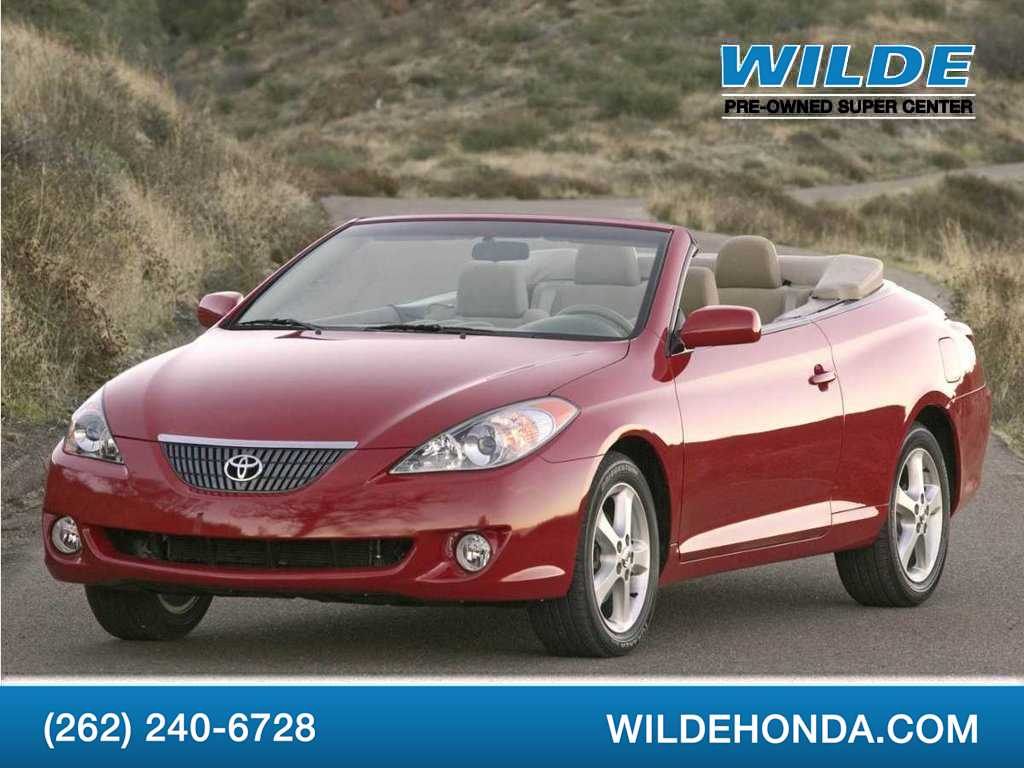 Absolutely Red 2006 Toyota Camry Solara Coupe Front-Wheel Drive 5-Speed Automatic