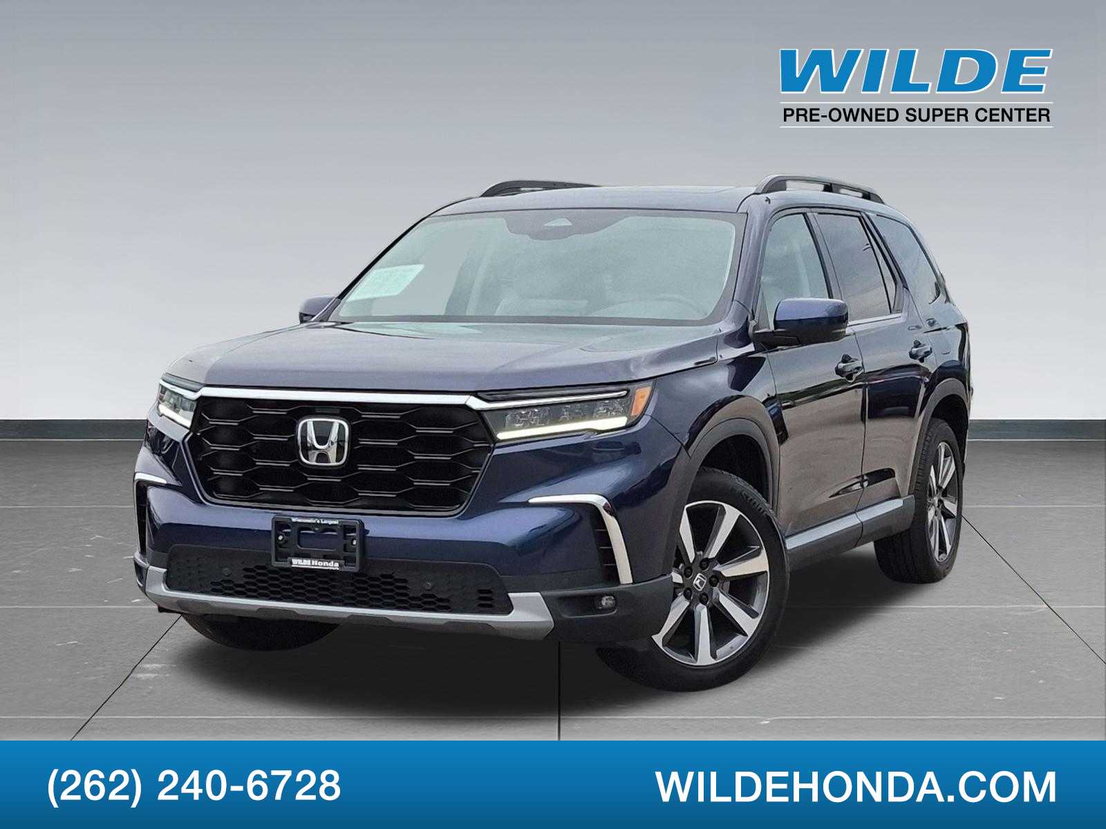 Black (Obsidian Blue Pearl) 2025 Honda Pilot SUV / Crossover All-Wheel Drive Automatic