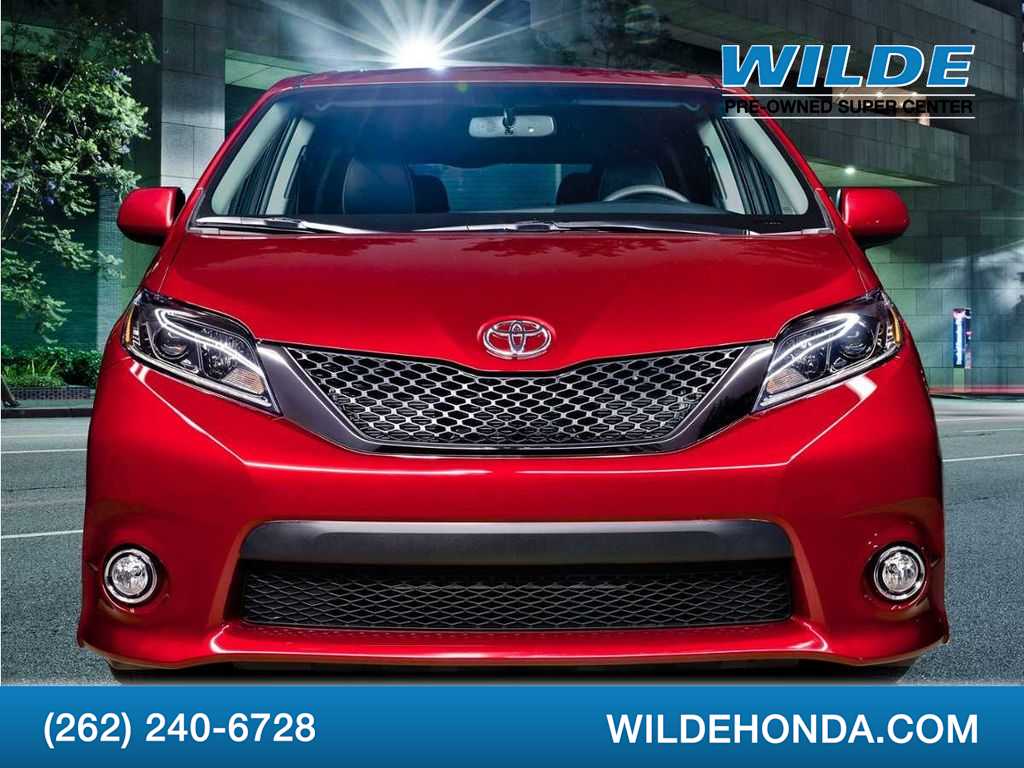 Salsa Red Pearl 2015 Toyota Sienna Minivan Front-Wheel Drive Automatic
