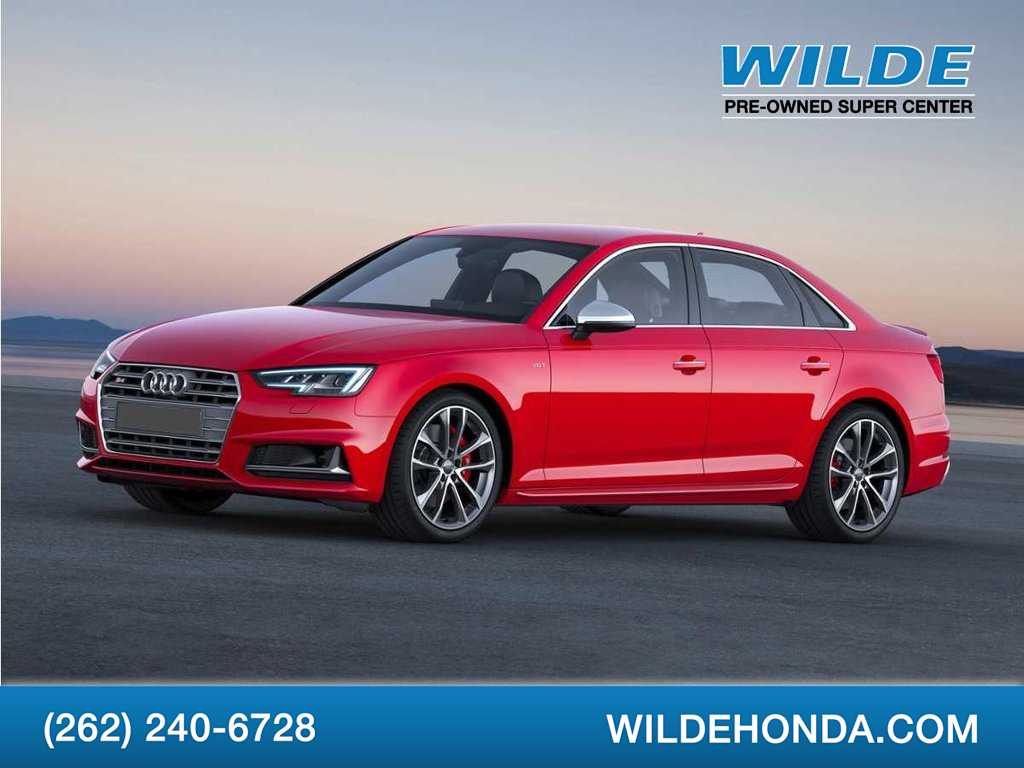 Gray 2018 Audi S4 Sedan All-Wheel Drive 8-Speed Automatic