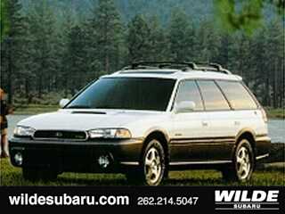Red 1998 Subaru Legacy Sedan 5-Speed Manual