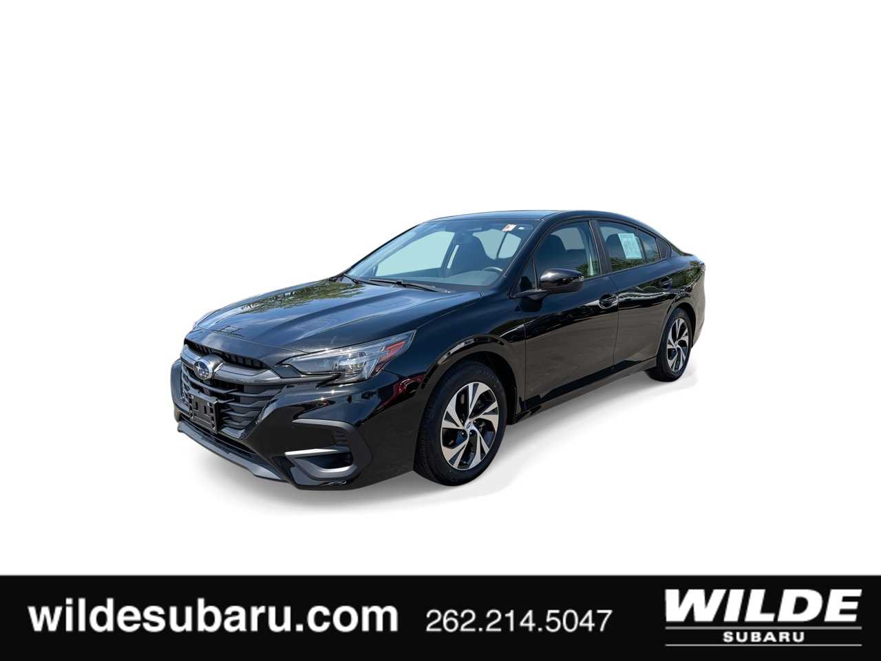 Crystal Black Silica 2025 Subaru Legacy Premium AWD Sedan All-Wheel Drive Continuously Variable Transmission