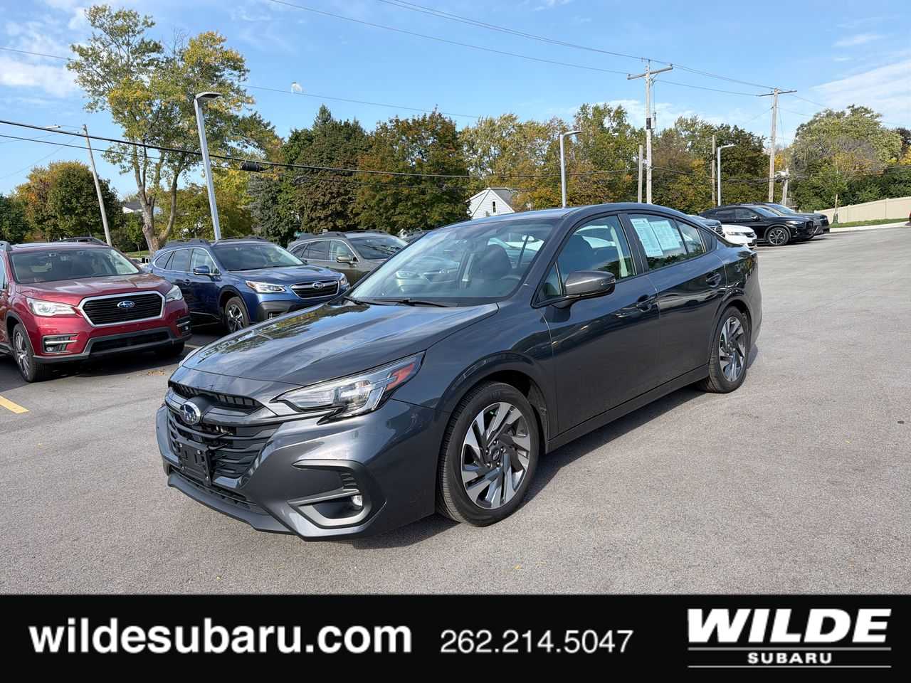Magnetite Gray Metallic 2024 Subaru Legacy Sedan All-Wheel Drive Continuously Variable Transmission