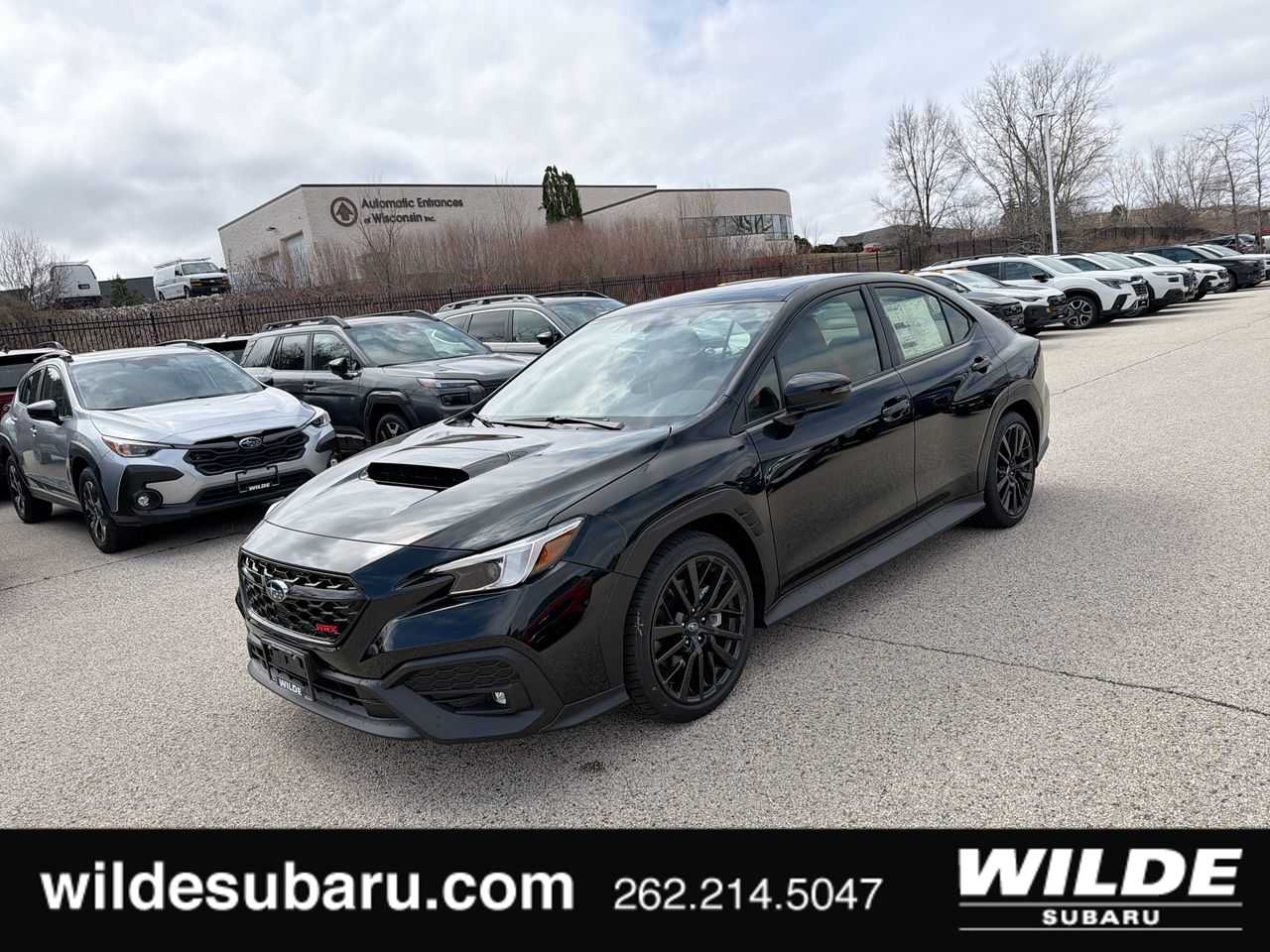 Crystal Black Silica 2026 Subaru WRX Limited AWD Sedan All-Wheel Drive 6-Speed Manual
