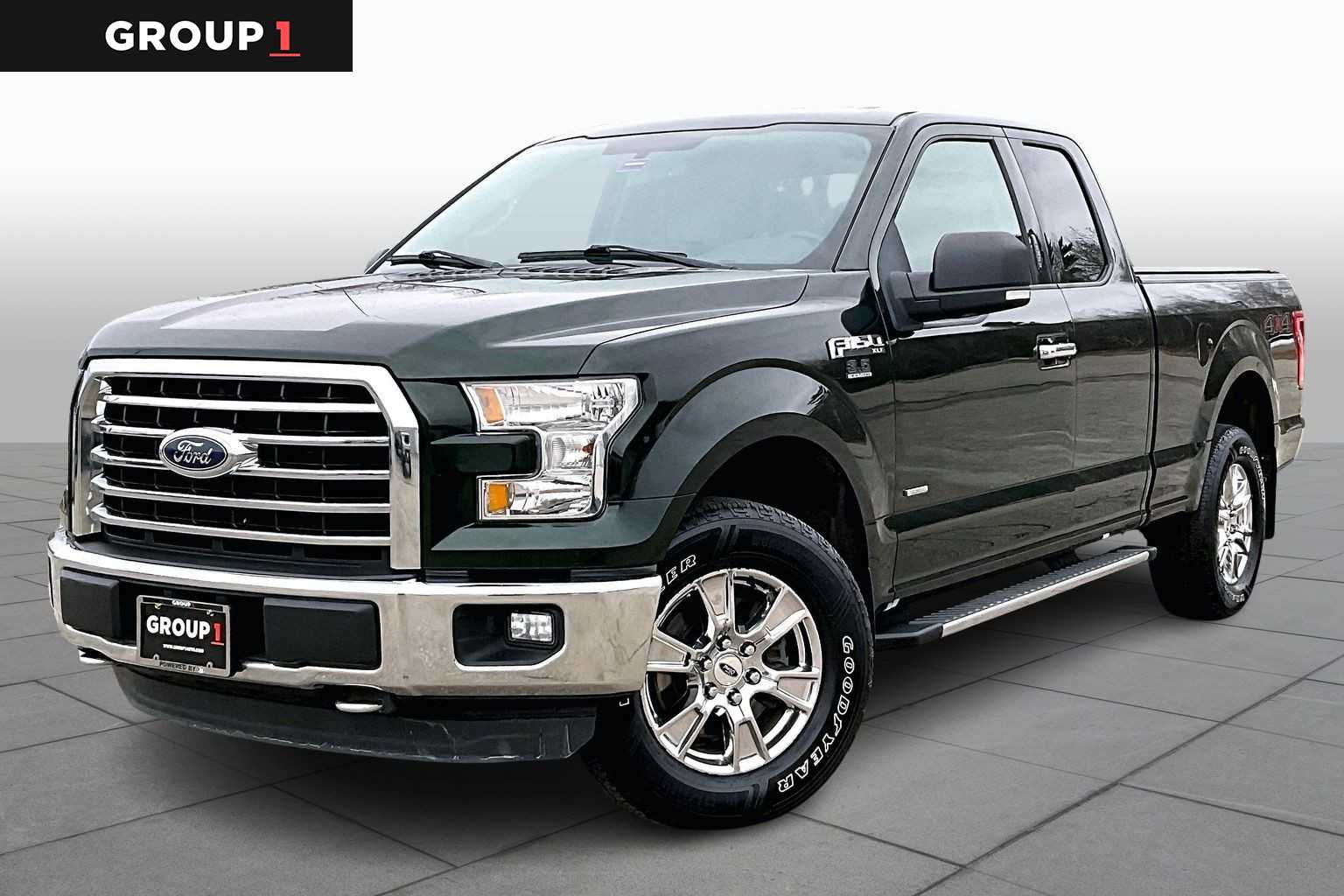 Green Gem Metallic 2016 Ford F-150 XLT SuperCab 4WD Pickup Truck Four-Wheel Drive 6-Speed Automatic