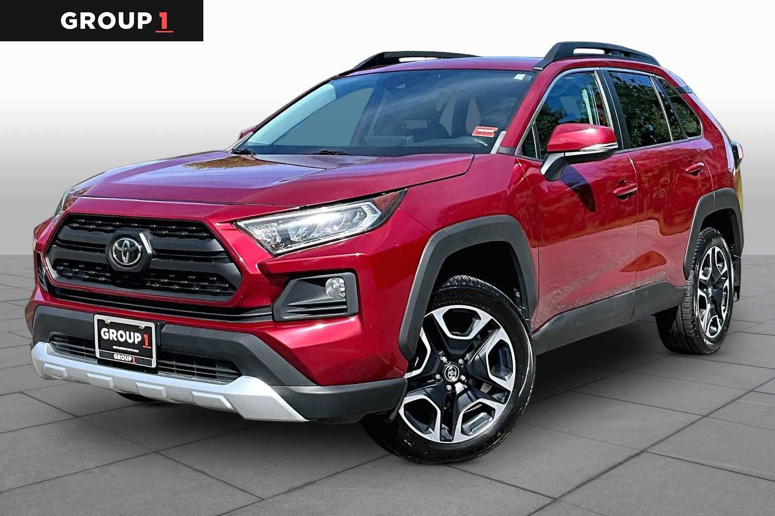 Red (Ruby Flare Pearl) 2019 Toyota RAV4 SUV / Crossover All-Wheel Drive 8-Speed Automatic