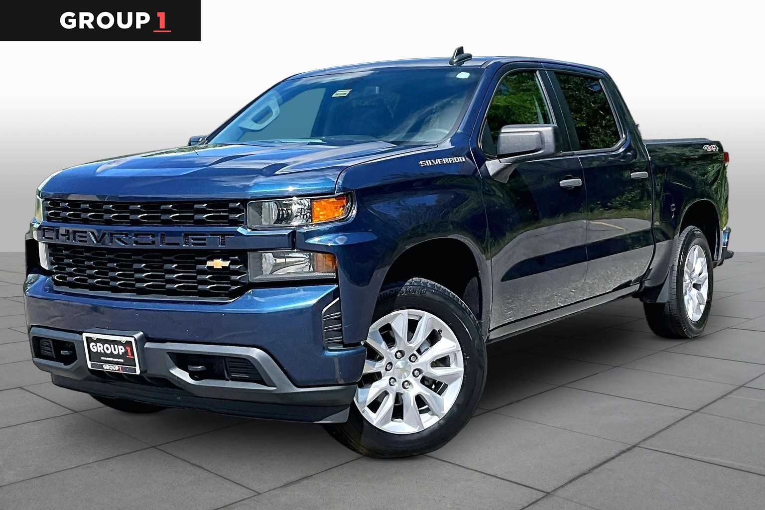 Northsky Blue Metallic 2022 Chevrolet Silverado 1500 Pickup Truck Four-Wheel Drive 8-Speed Automatic