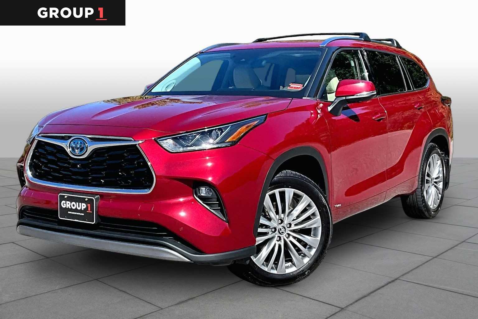 Red (Ruby Flare Pearl) 2023 Toyota Highlander Hybrid SUV / Crossover All-Wheel Drive Continuously Variable Transmission
