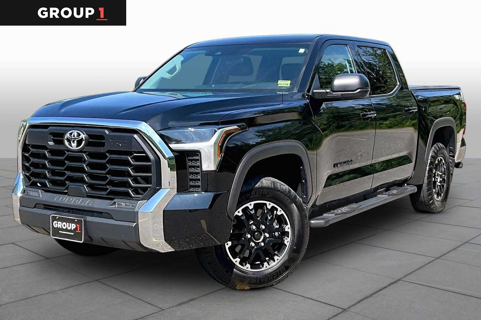 Midnight Black Metallic 2024 Toyota Tundra Pickup Truck Four-Wheel Drive Automatic