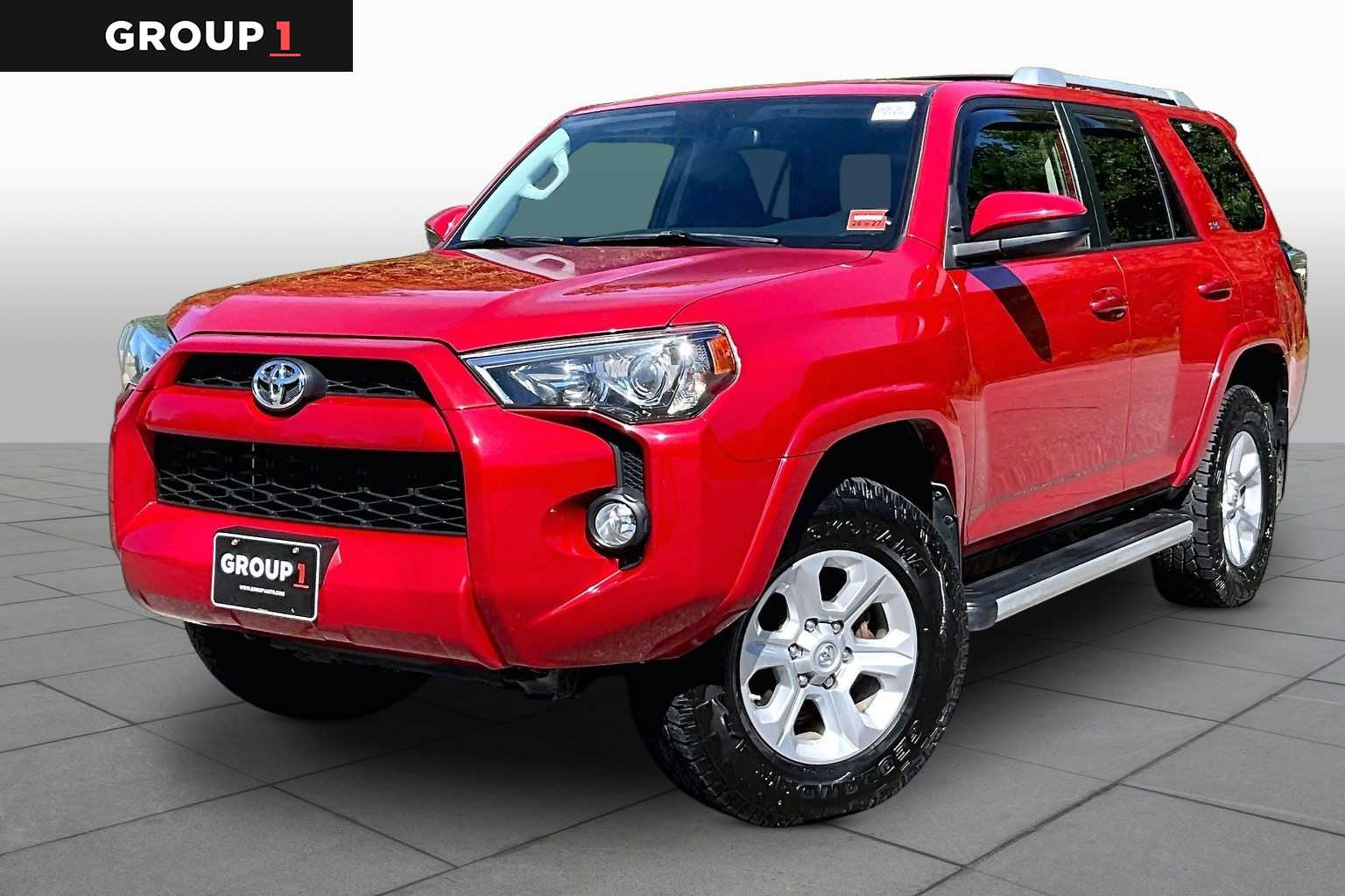 Barcelona Red Metallic 2016 Toyota 4Runner SUV / Crossover Four-Wheel Drive 5-Speed Automatic