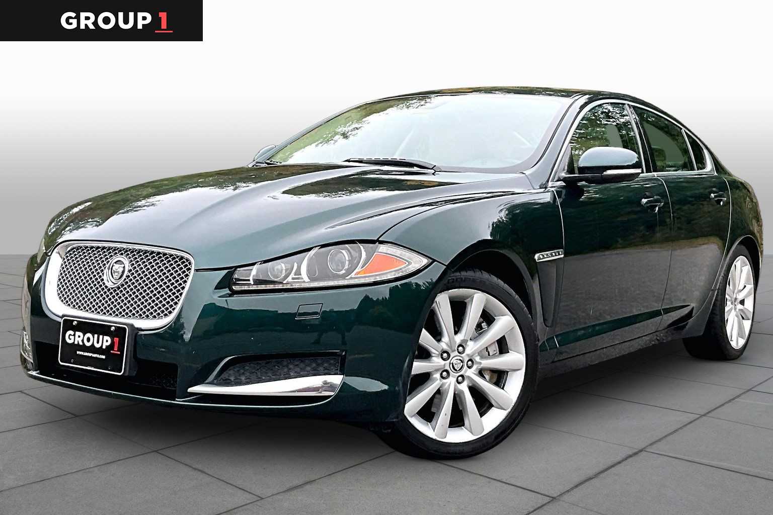 British Racing Green 2013 Jaguar XF Sedan All-Wheel Drive 8-Speed Automatic