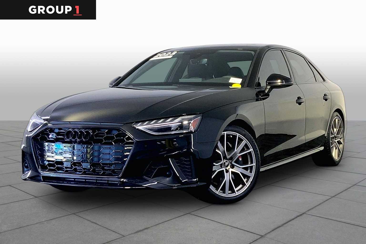 Mythos Black Metallic 2023 Audi S4 Sedan All-Wheel Drive Automatic