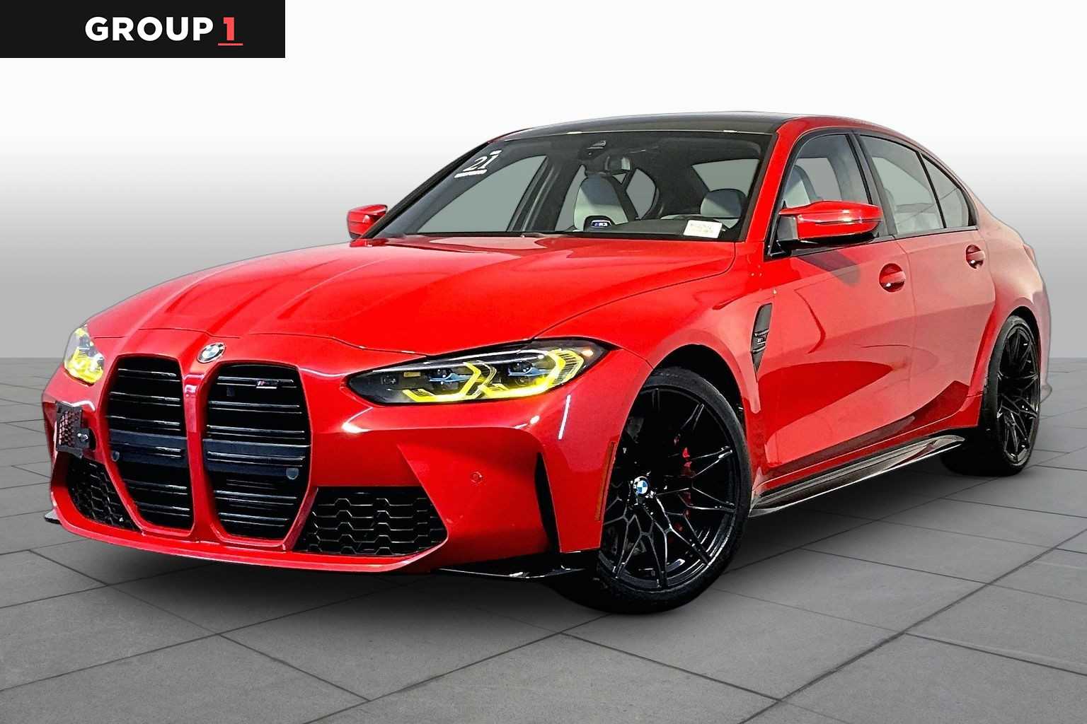 Toronto Red Metallic 2021 BMW M3 Sedan Rear-Wheel Drive 8-Speed Automatic