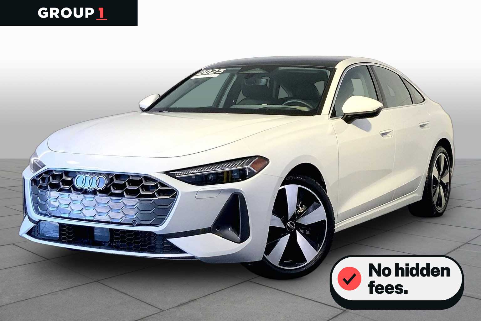 Glacier White Metallic 2025 Audi A5 Sedan All-Wheel Drive 7-Speed Automatic